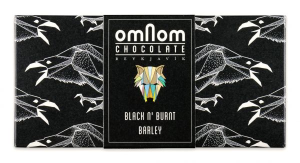 Omnom Black'n Burnt Barley, weiße Schokolade mit gerösteter Gerste 60g